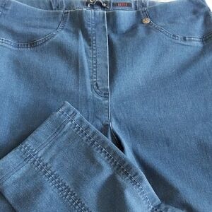 Robell Modell Bella Blue Stretch Denim Jeans Size 12